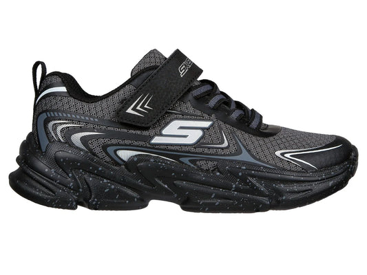Tenis Skechers Wavetronic Gris y Negro para Niño