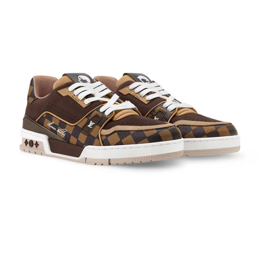Louis Vuitton Trainer Sneaker Damier Ebene Brown