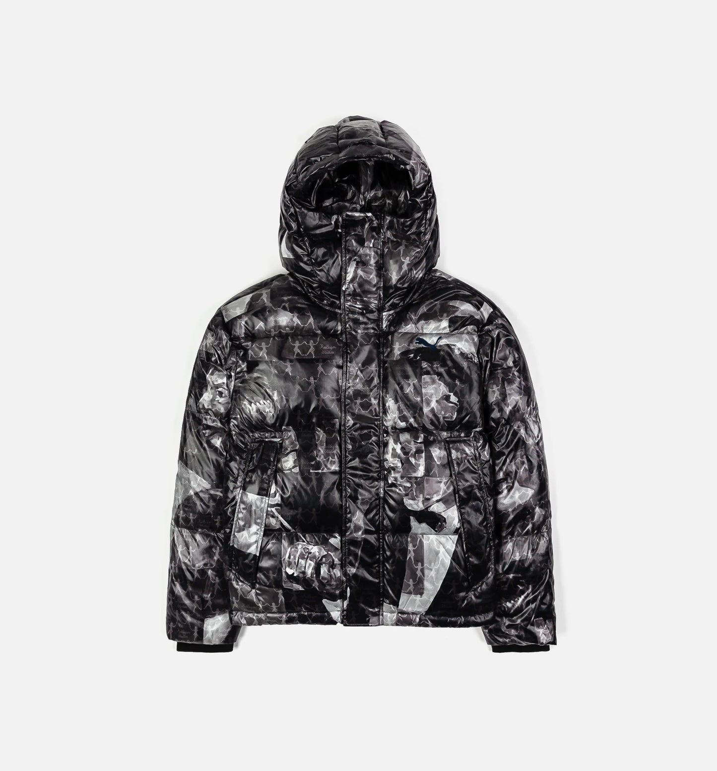 Puma x Kidsuper All Over Print Puffer Mens Jacket Black