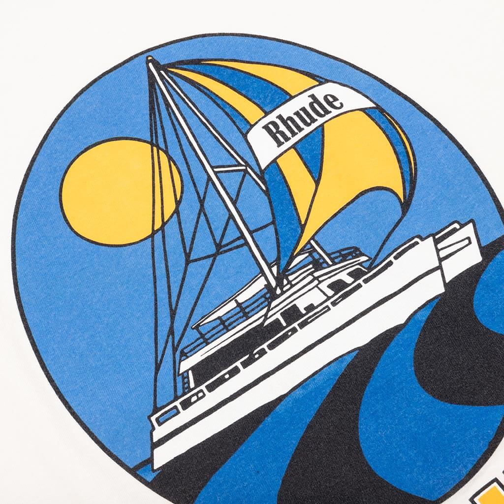 Yacht Club Tee Vintage White