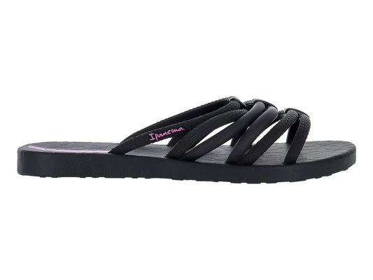 Sandalias Ipanema Negro Lila para Mujer
