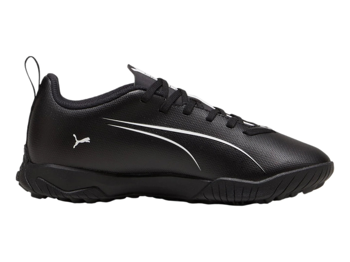 Tenis de Fútbol PUMA Ultra 5 Play Negro y Blanco para Niño