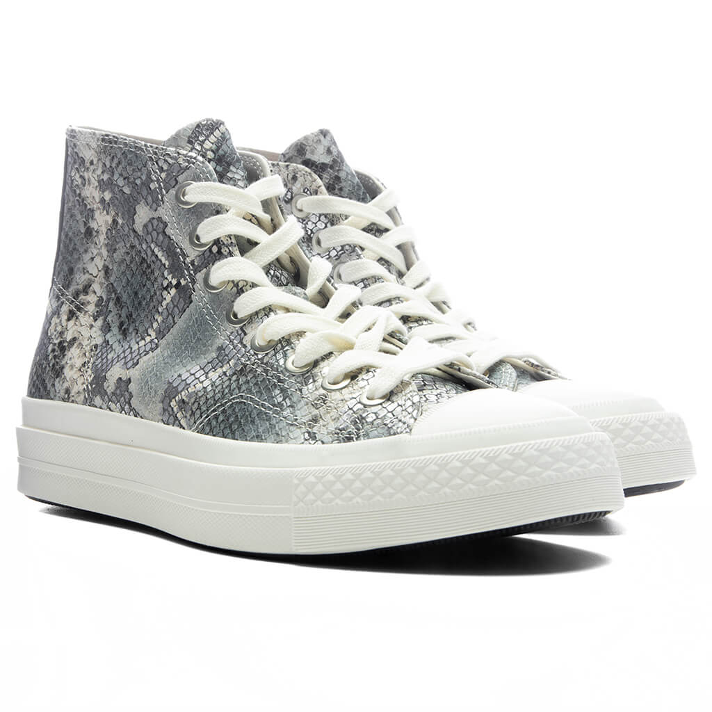 First String Chuck Taylor All Star Silver Black Snow White
