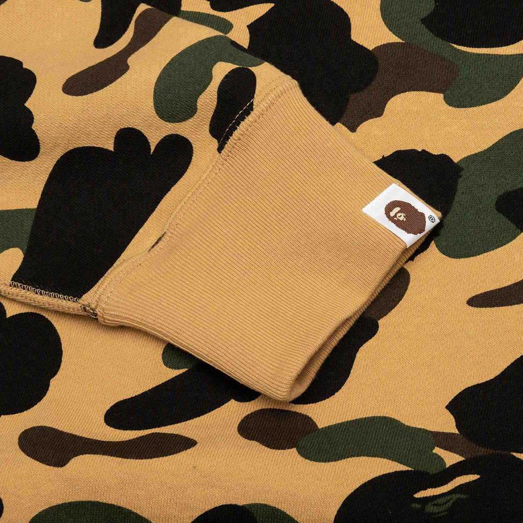 1st Camo Full Zip Hoodie Yellow