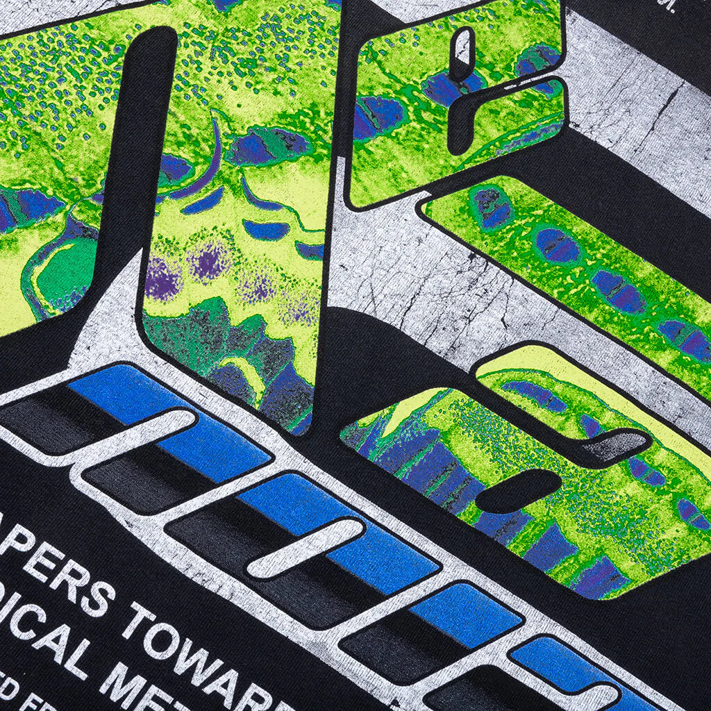 Radical Paper Garden L S Tee Faded Black