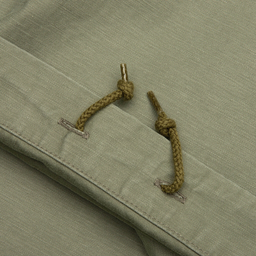 Reversed Sateen String Fatigue Pant Olive