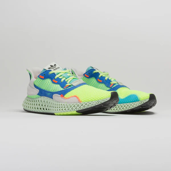 ZX 4000 4D Mens Running Shoe Green Blue