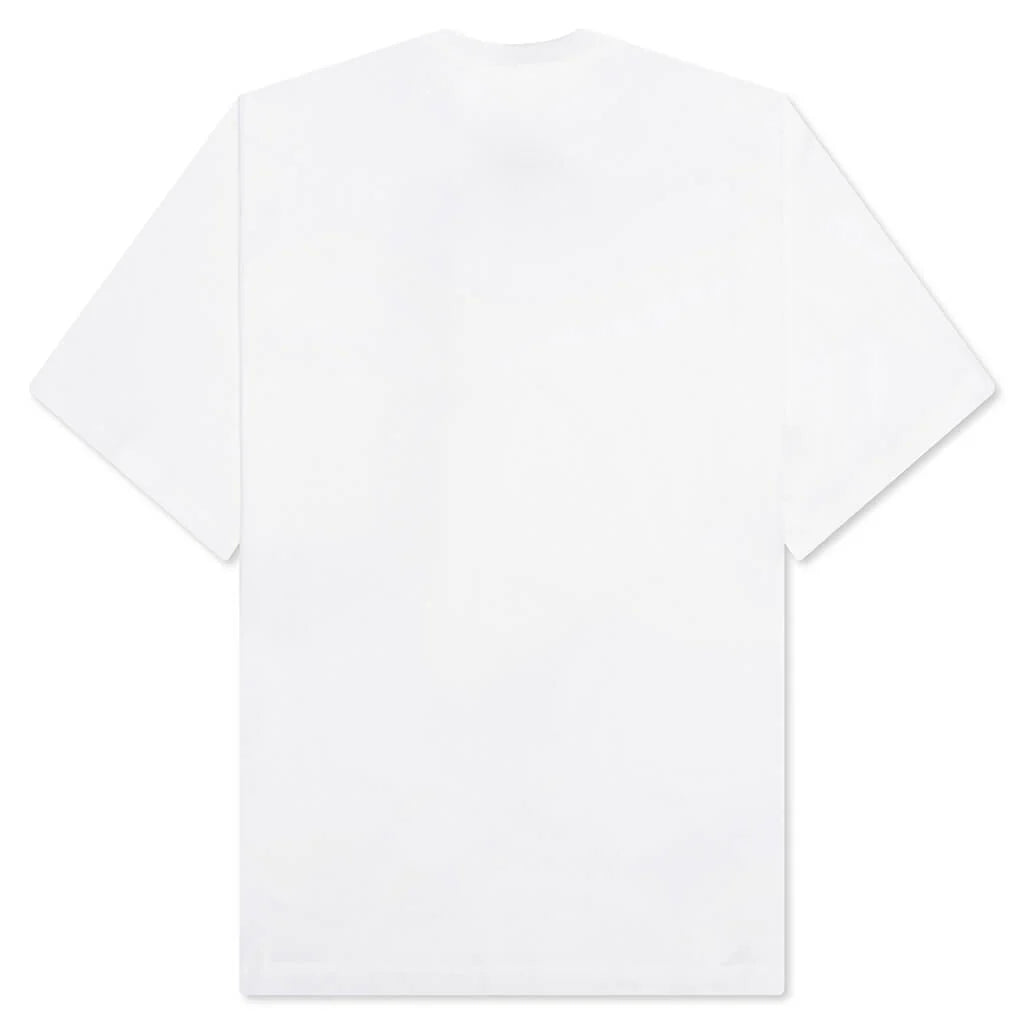 Pop Fields Logo T Shirt Lily White