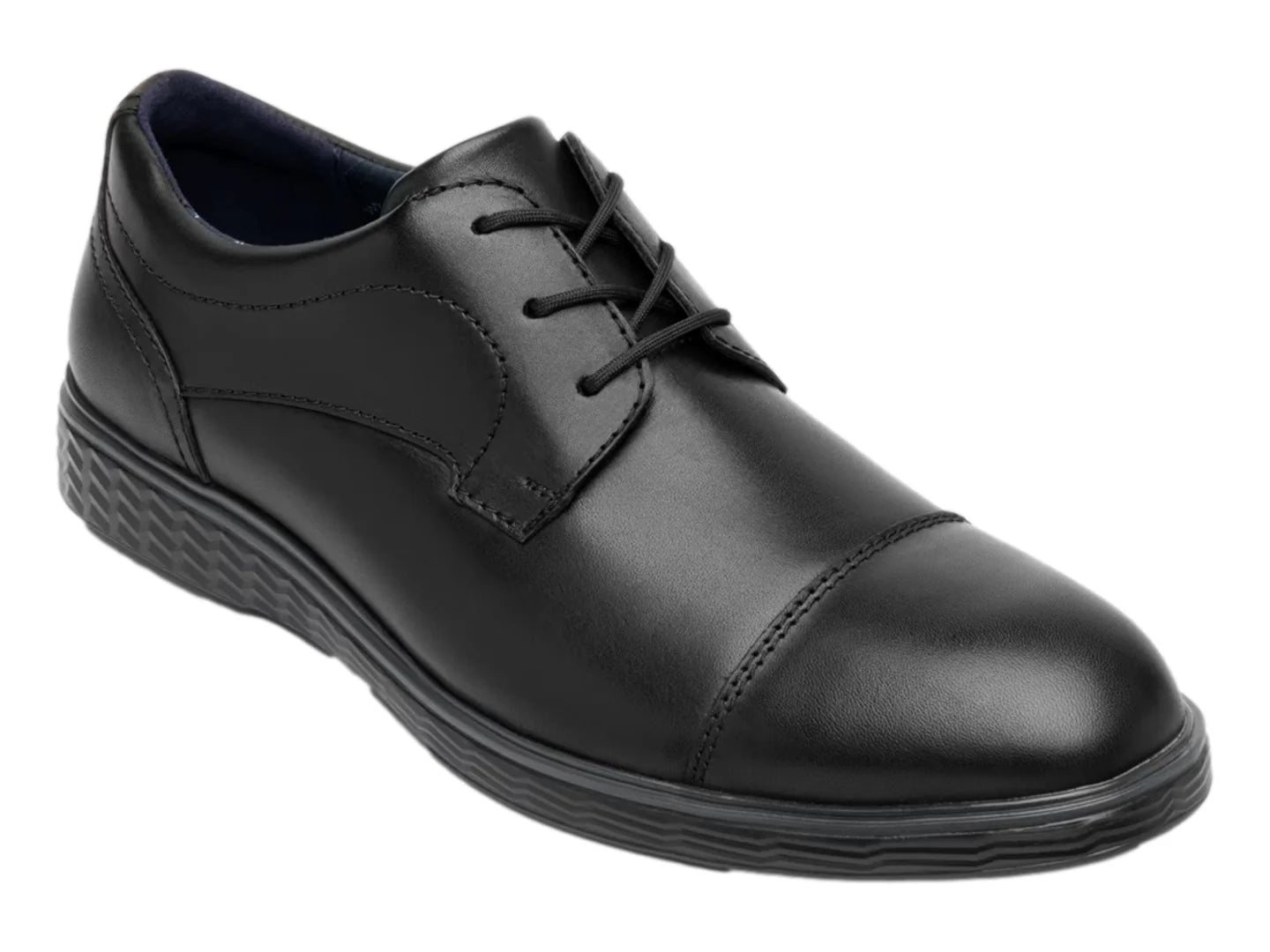 Zapatos Flexi Formales Negros para Hombre