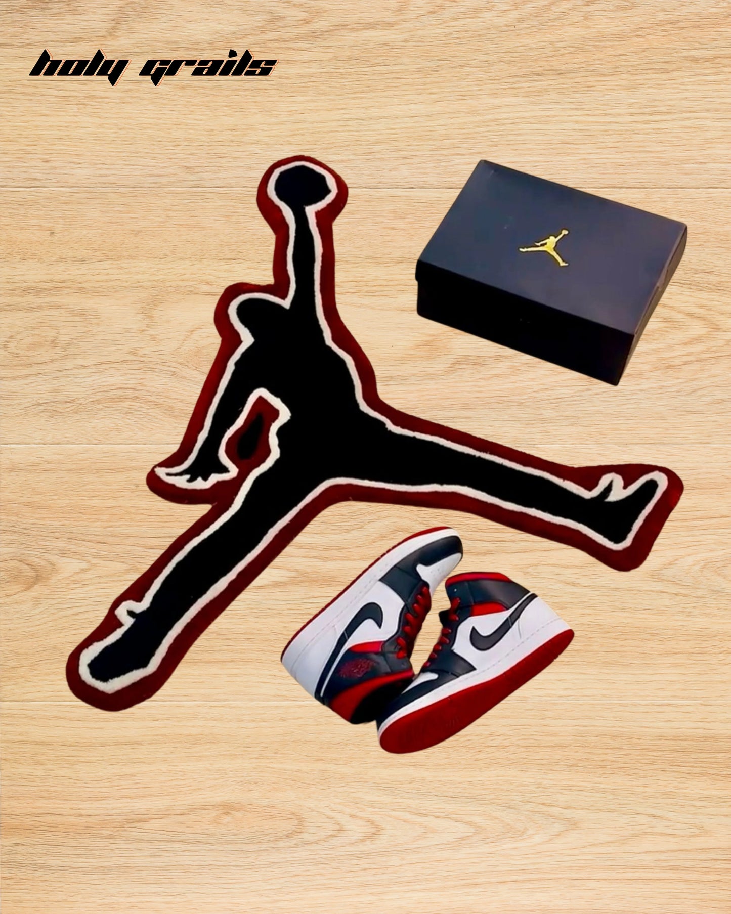 Jumpman Slam Hand Tufted Rug