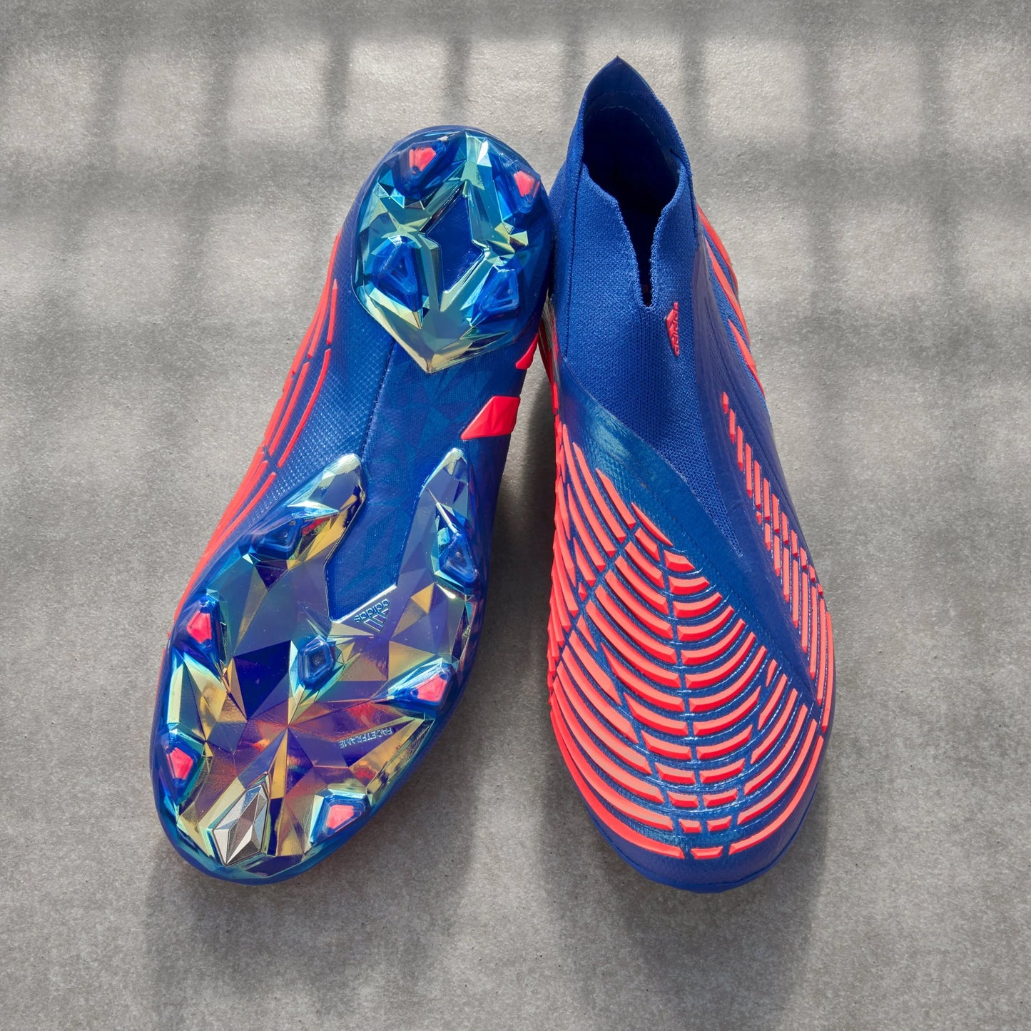 adidas Predator Edge FG Firm Ground Boots Hi Res Blue Turbo Hi Res Blue