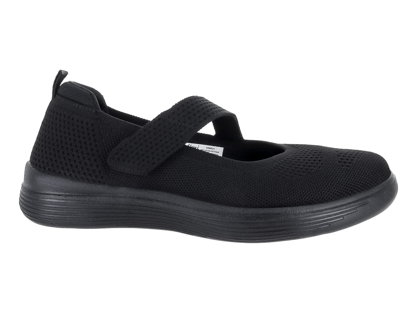 Zapatos Planos Flexi Negro para Mujer