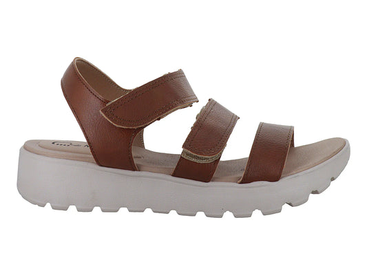 Sandalias Nomadas Napa Italiana Color Tan para Mujer