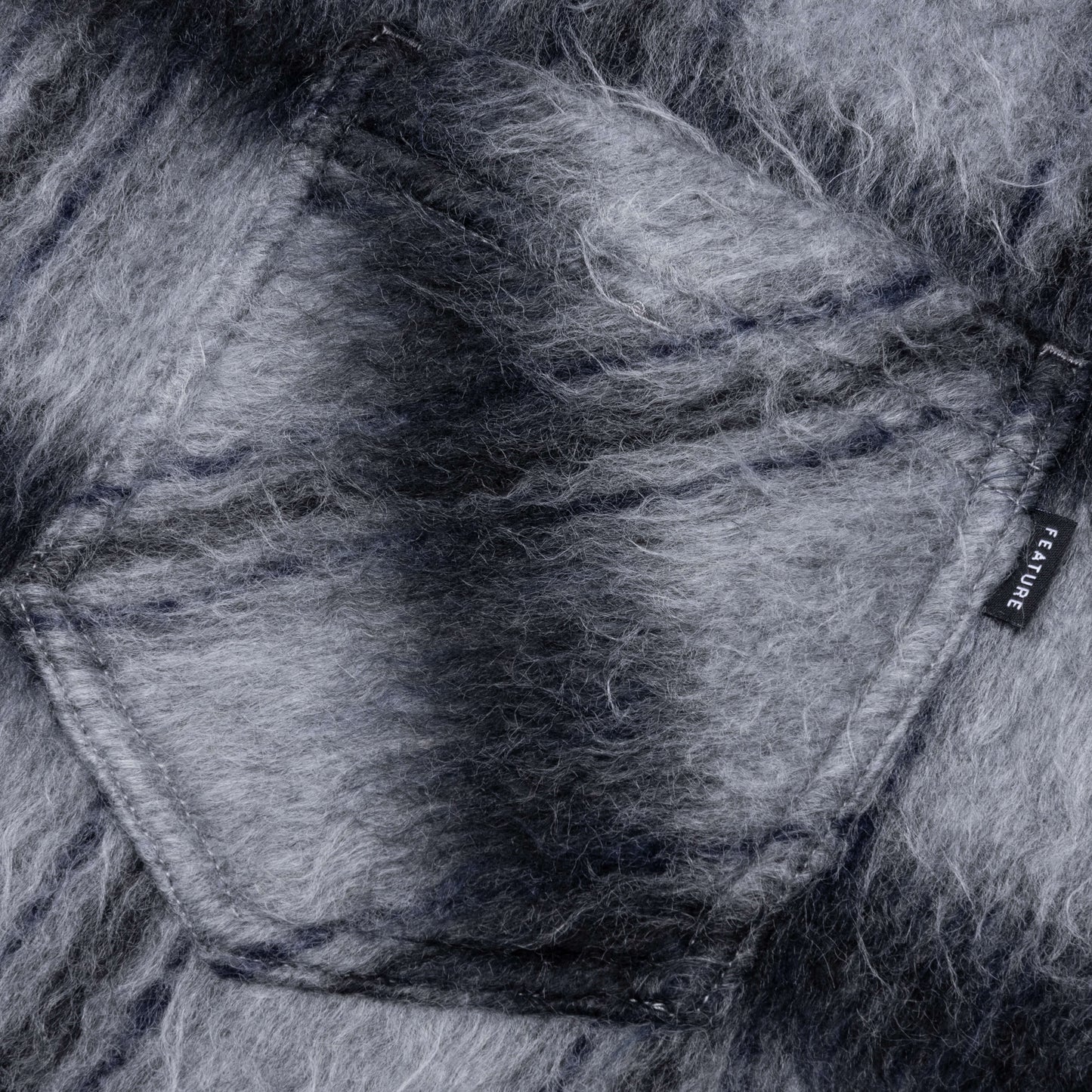Mohair Flannel Black