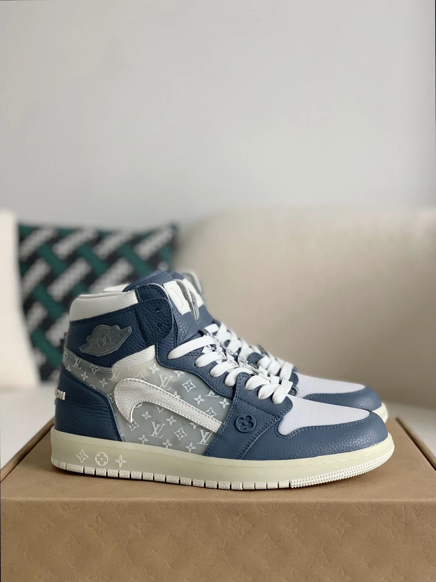 Nike Air Jordan 1 x LV Slate Blue Edition