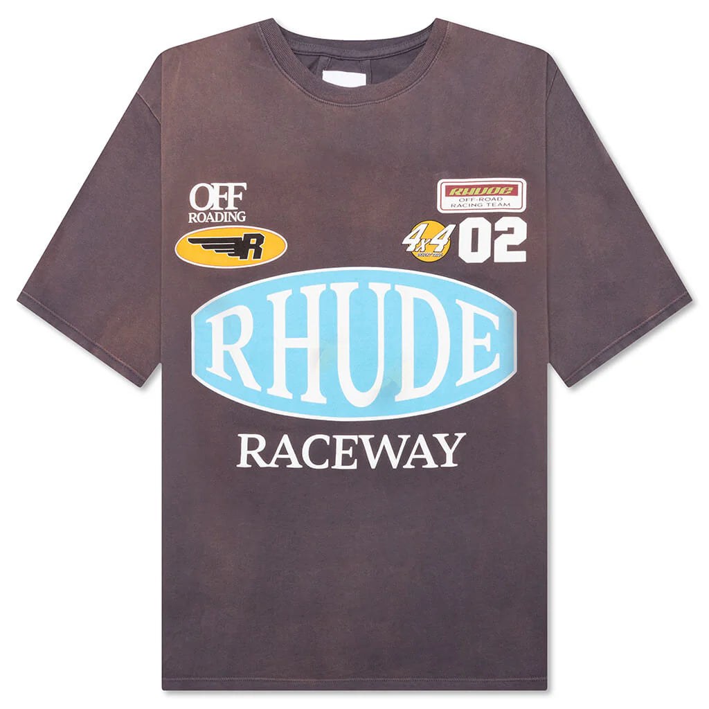 Raceway Tee Vintage Grey