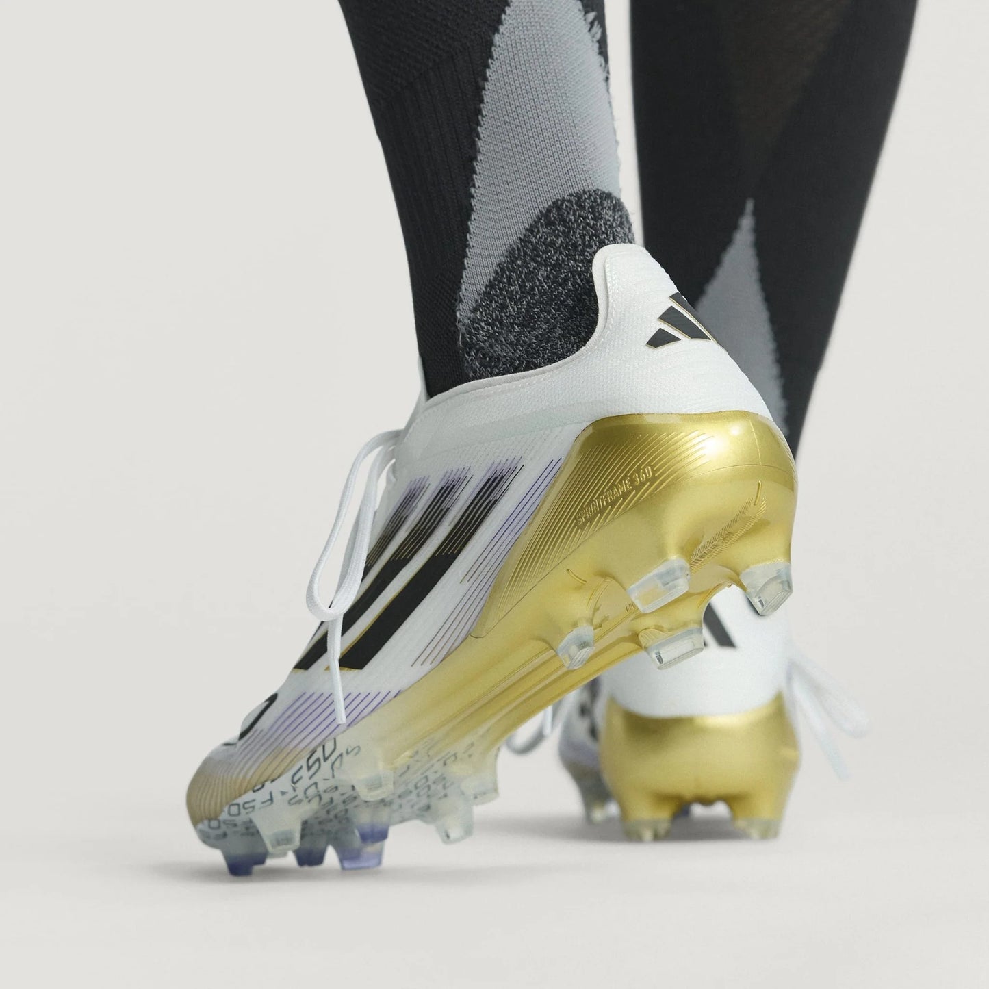 adidas F50 Elite Firm Ground Boots White Black