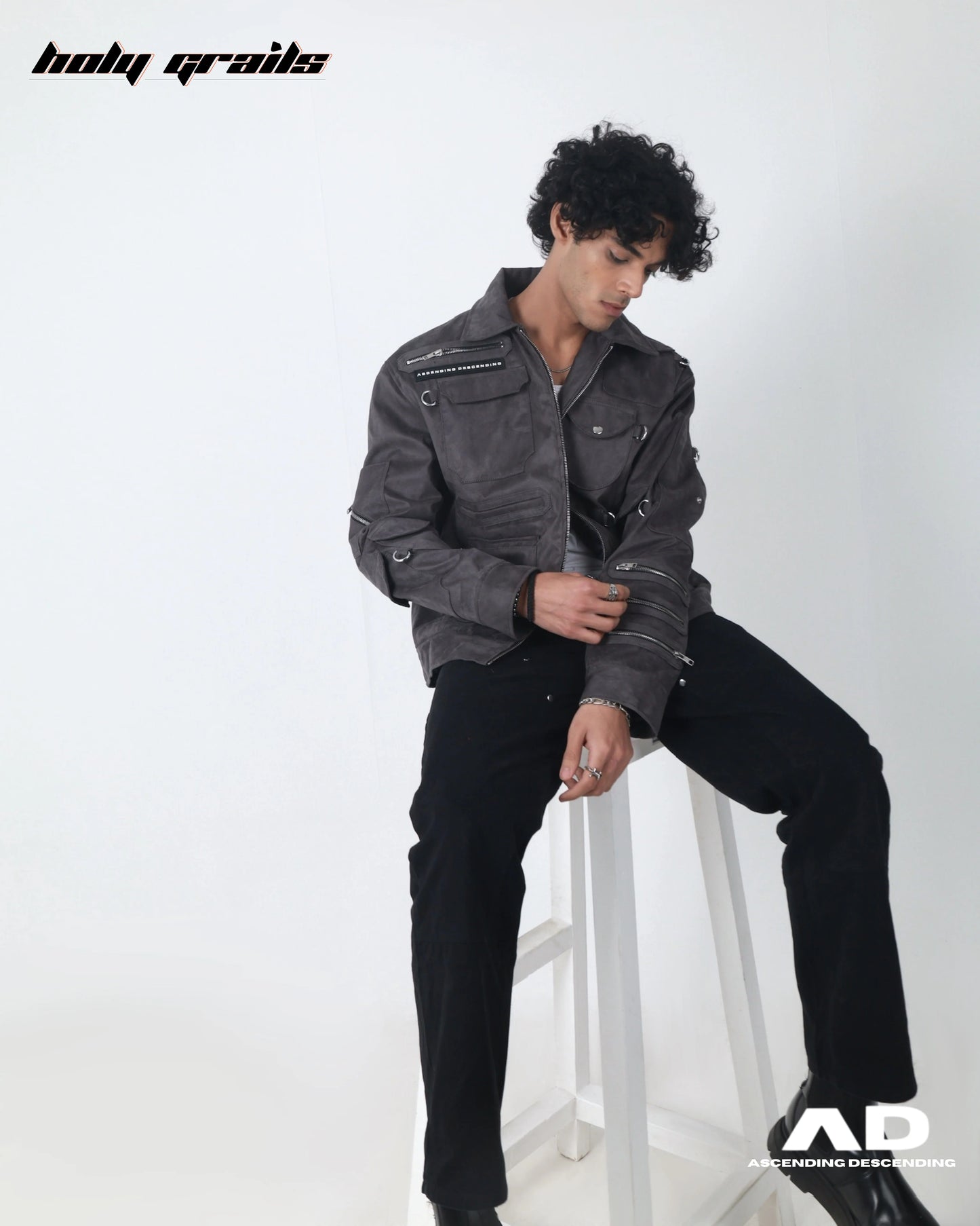Dirty Money Suede Jacket HG x Ascending Descending