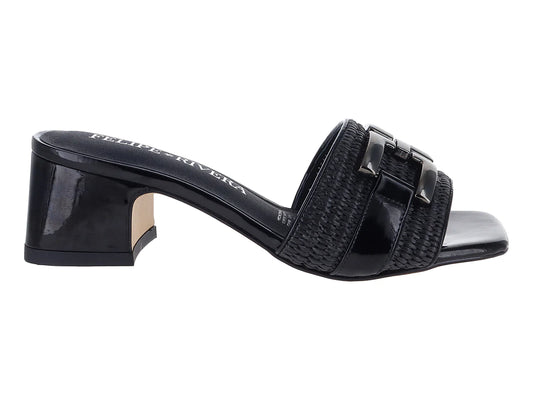 Sandalias Felipe Rivera Negro para Mujer