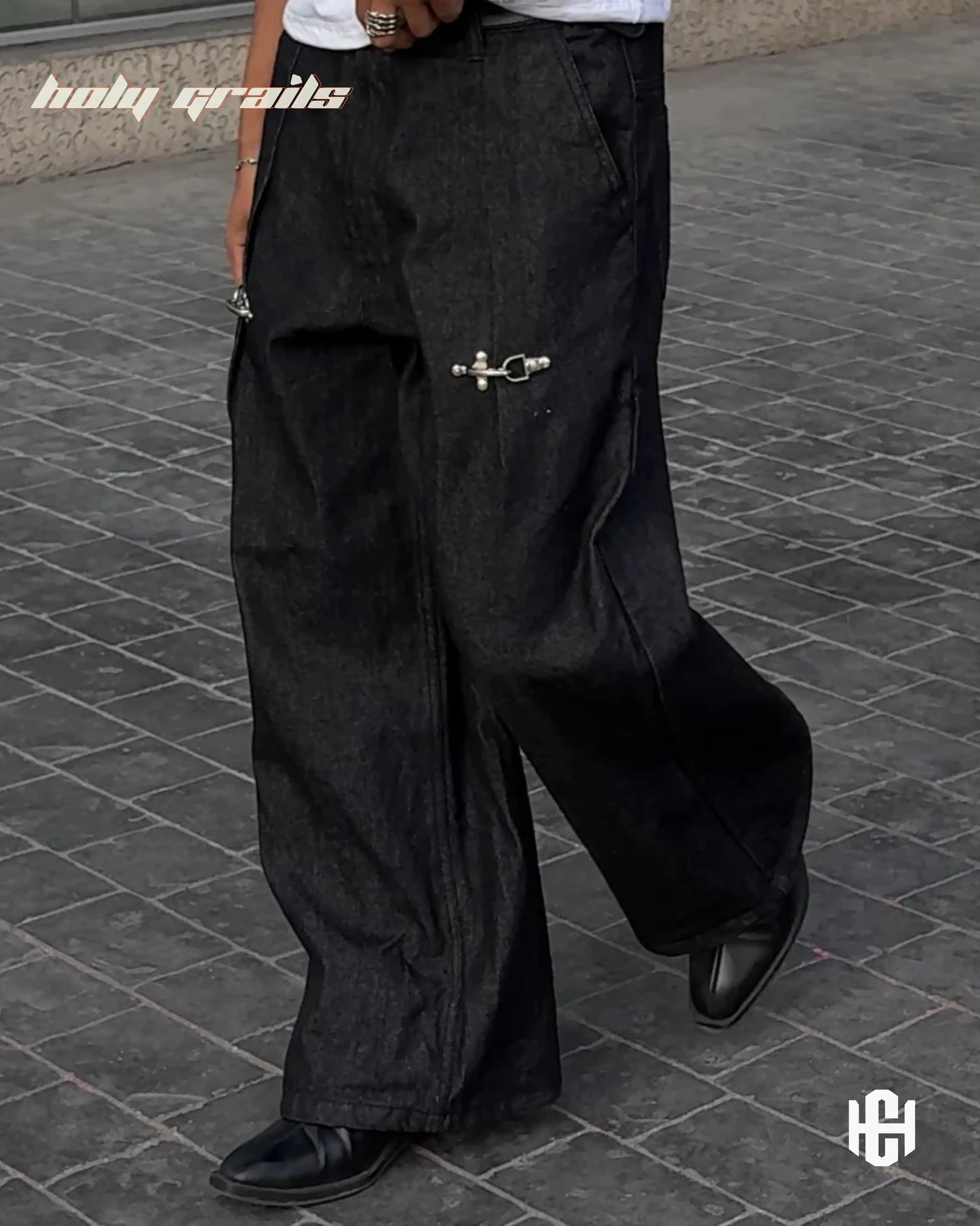 Clasp Denims Black Jeans HG x Charactr
