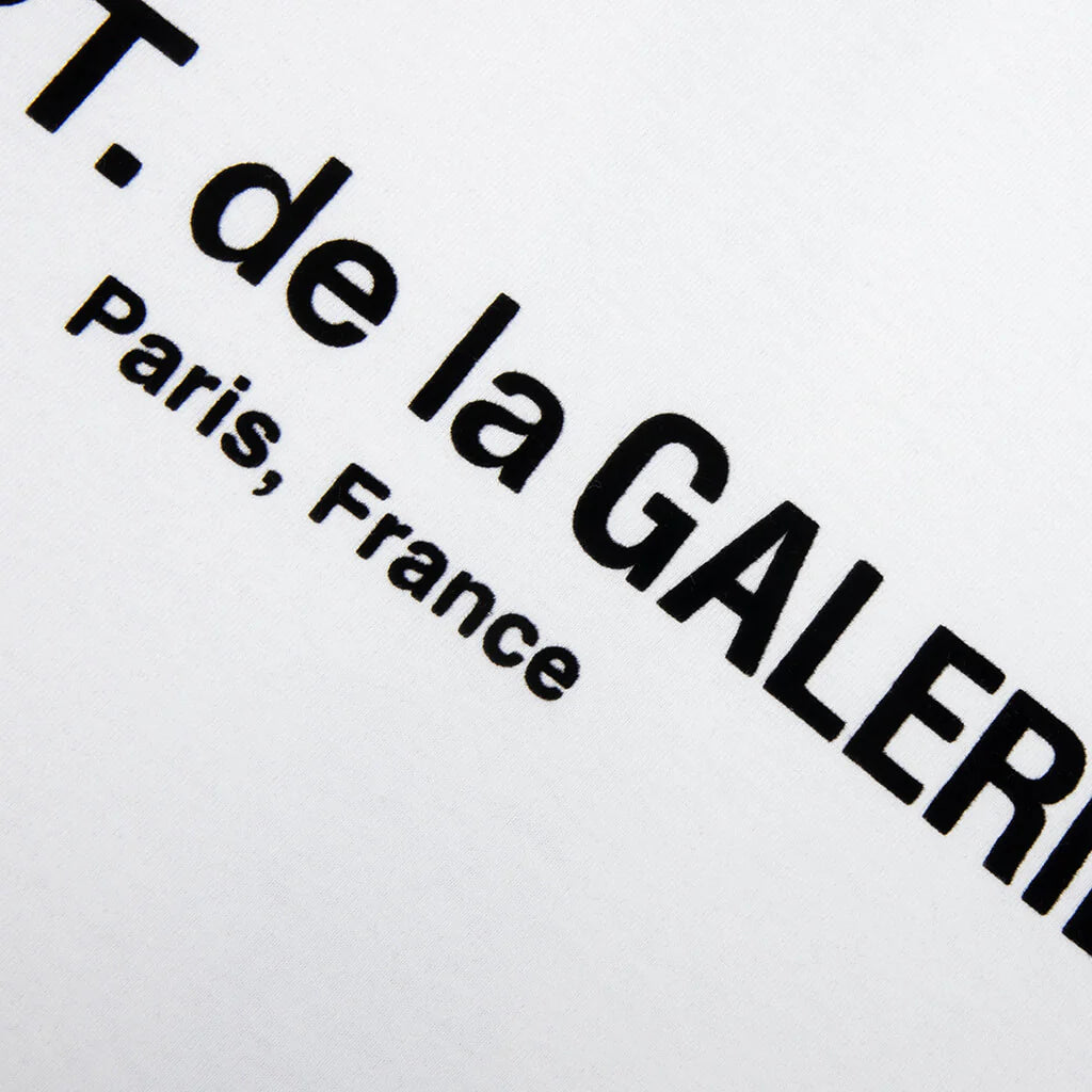 French Logo Lux Tee Clean White