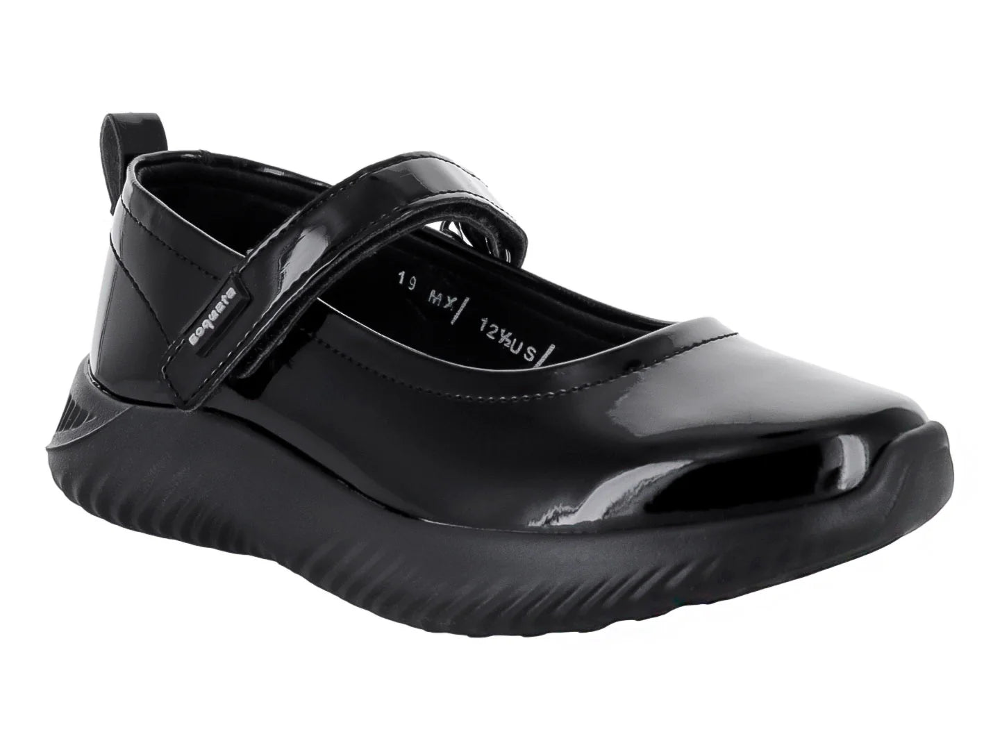 Zapatos de Charol Negro Coqueta para Niña