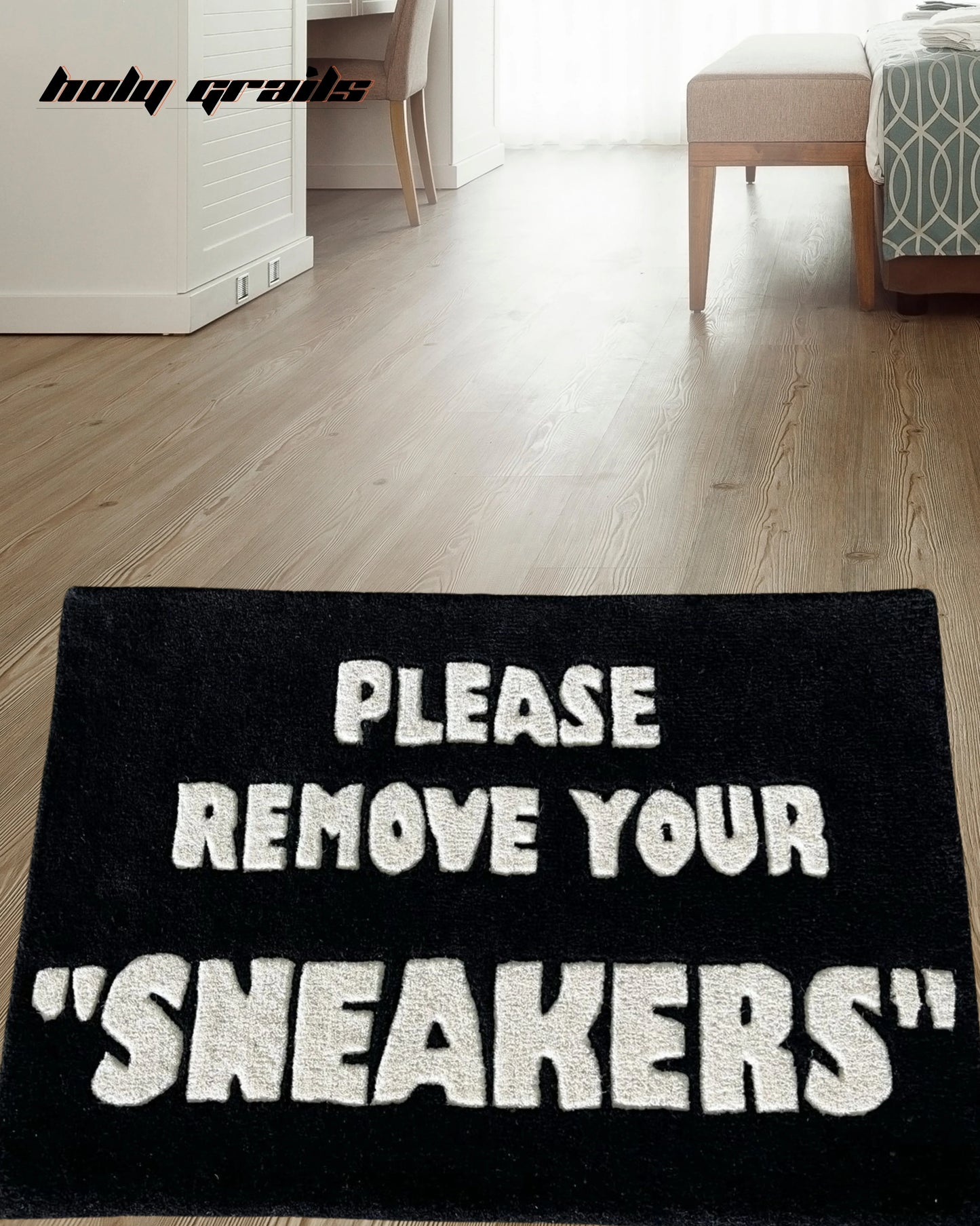 Sneaker Free Zone Hand Tufted Rug