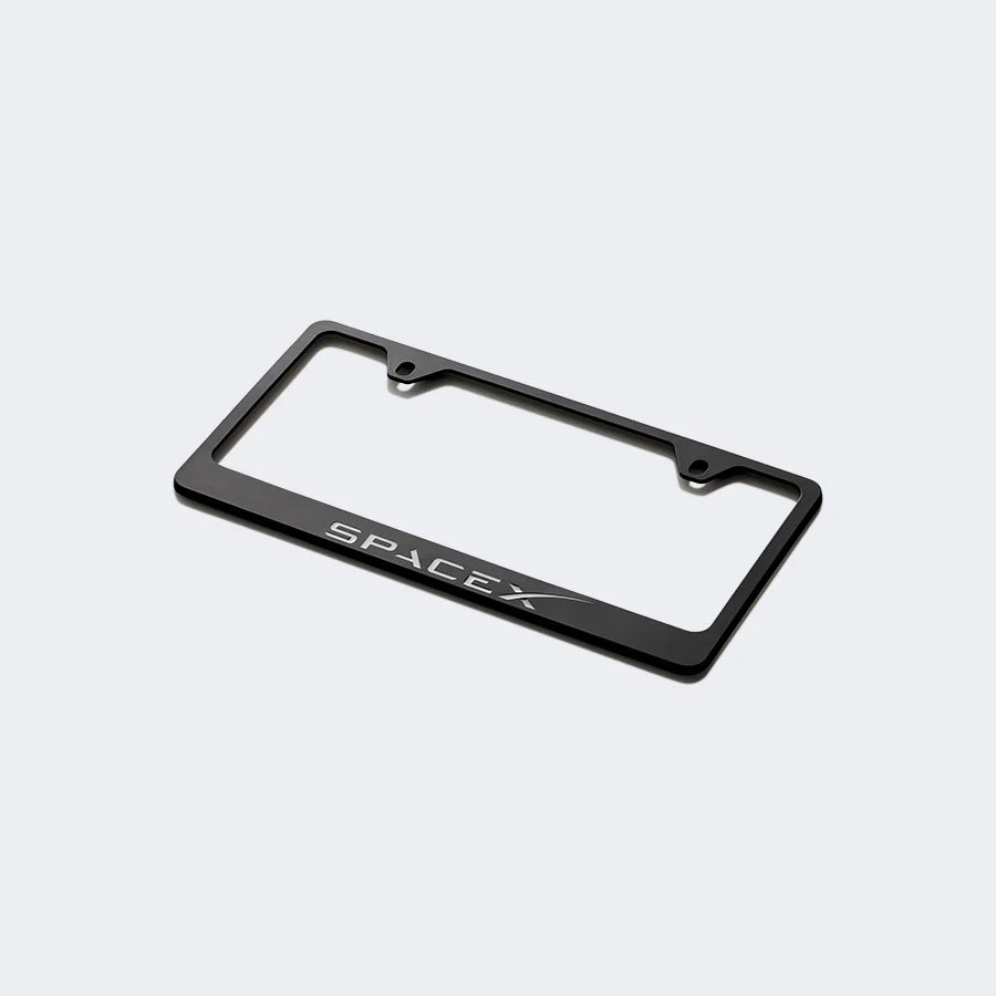 SPACEX LICENSE PLATE FRAME
