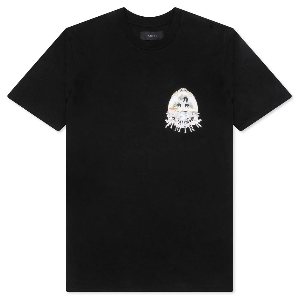 Cherub Palm Tee Black