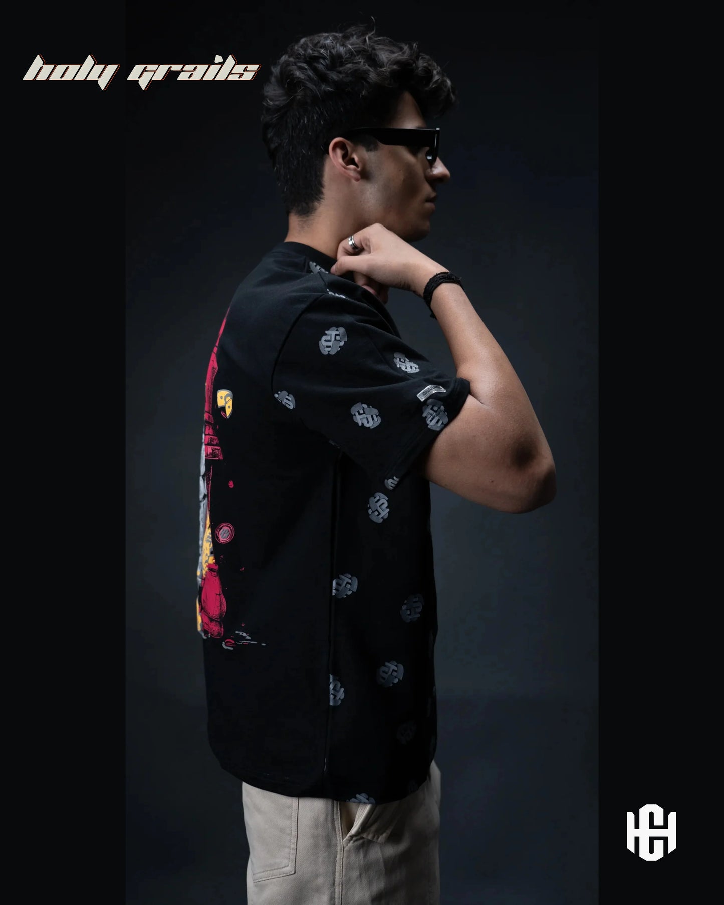 Checkmate Black Graphic Tee HG x Charactr