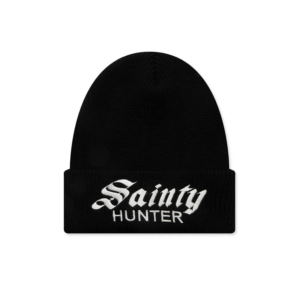 Saint M6 x Bounty Hunter Sainty Hunter Knit Beanie Black