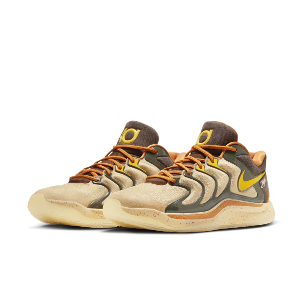 Tenis Nike KD17 Bege Amarelo