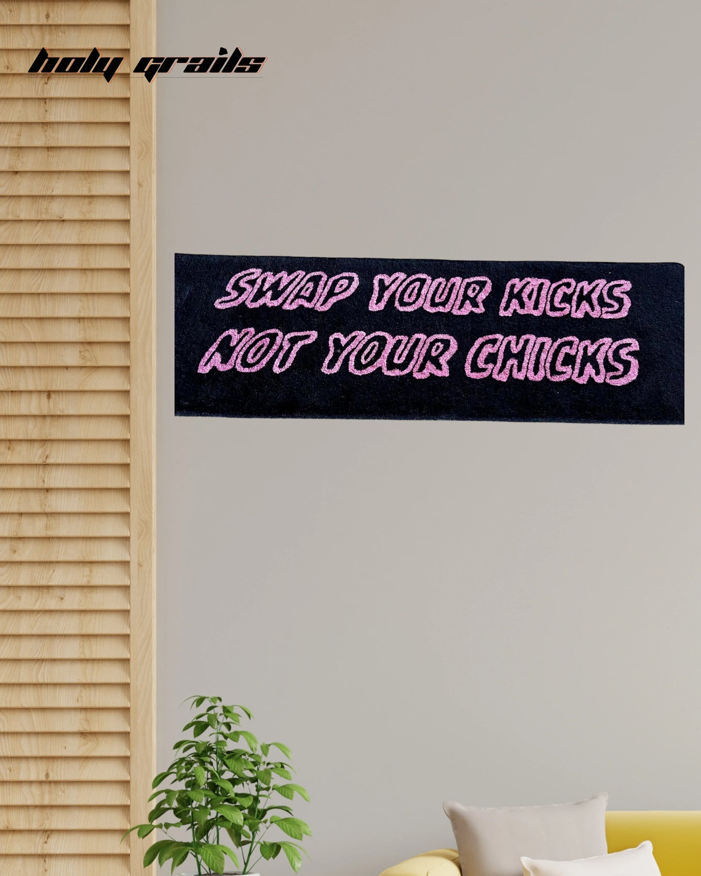 Swap Game Hand Tufted Rug