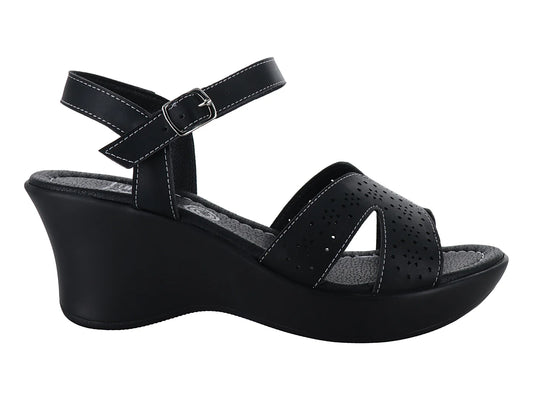 Sandalias Luna Rosa Negro para Mujer