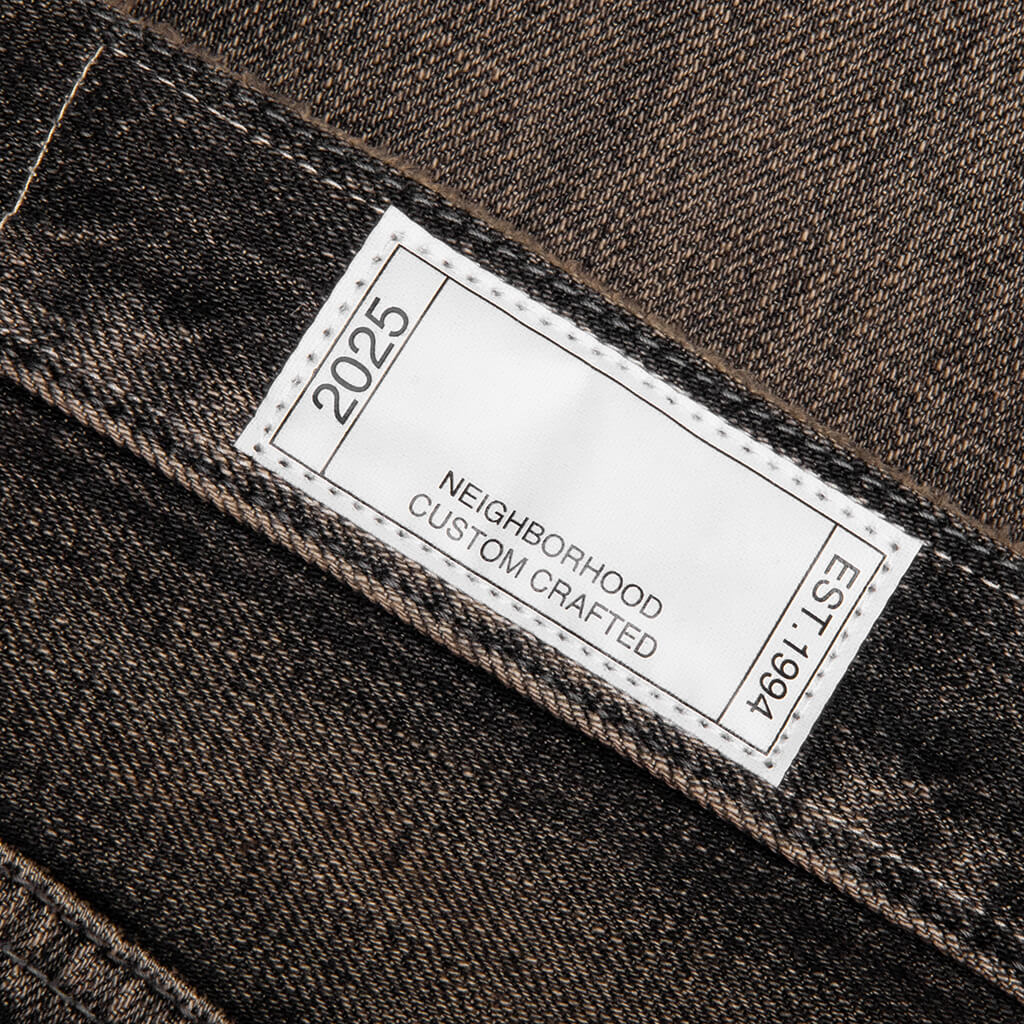 Savage DP Basic Denim Pants Black