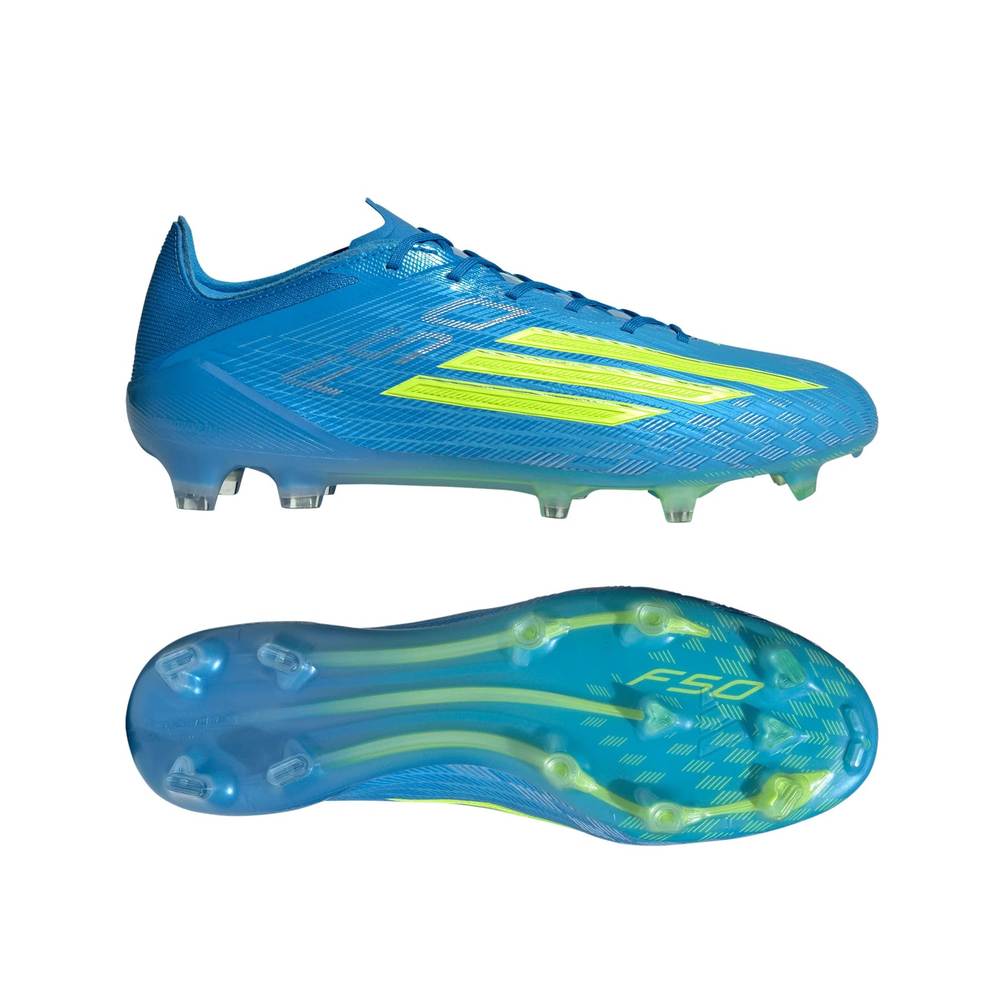 adidas F50 Elite FG Firm Ground Mens Soccer Cleats Blue Yellow Aqua