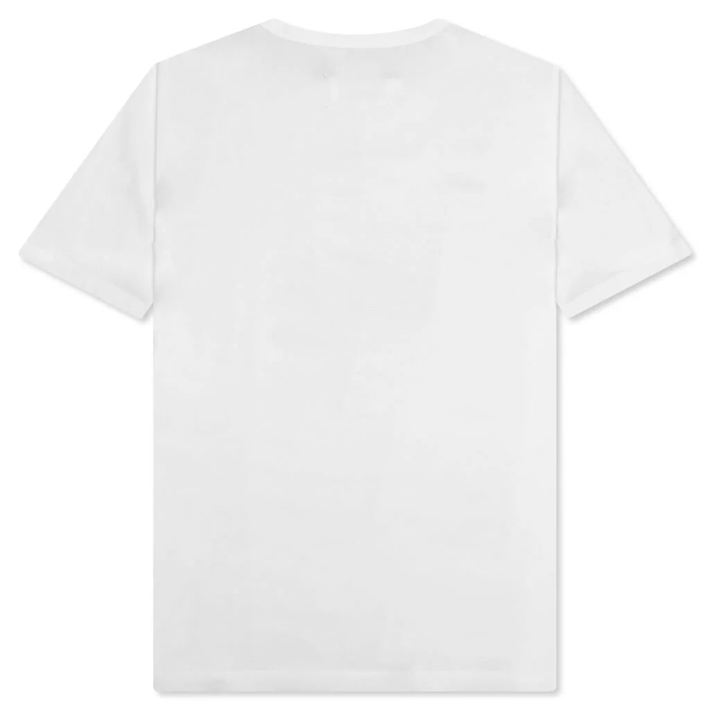 Numeric Logo Mako Cotton T Shirt White