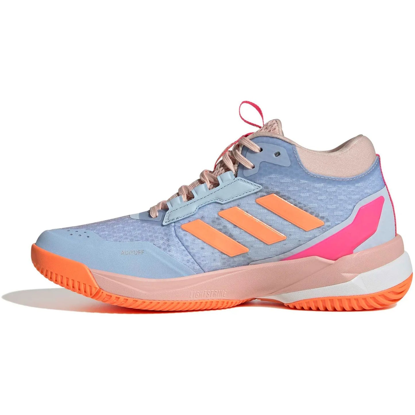 Tênis Adidas Crazyflight Mid 6 Laranja Rosa Bege
