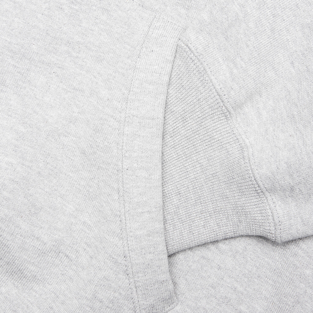 Heavyweight Pullover Hooded Sweatshirt Type 2 Gray