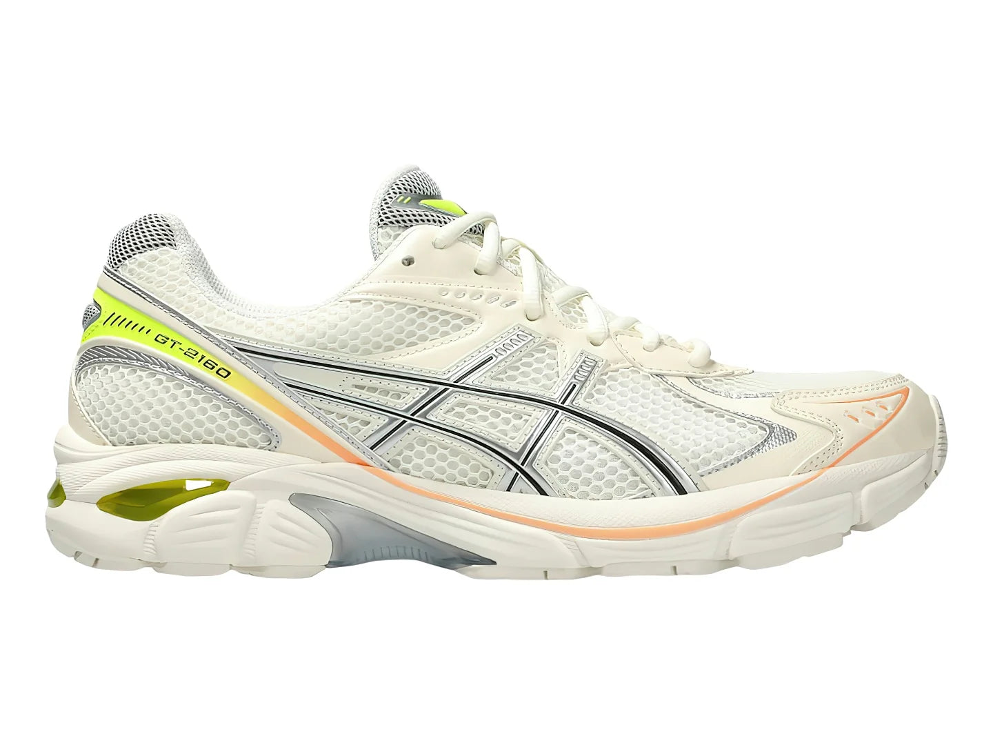 Tenis ASICS GT 2160 Crema y Amarillo para Hombre