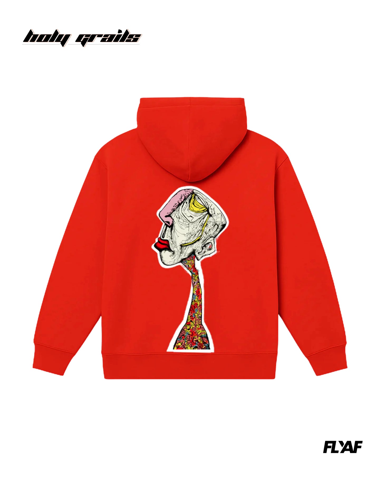 Enigma Gaze Red Hoodie HG x FLYAF