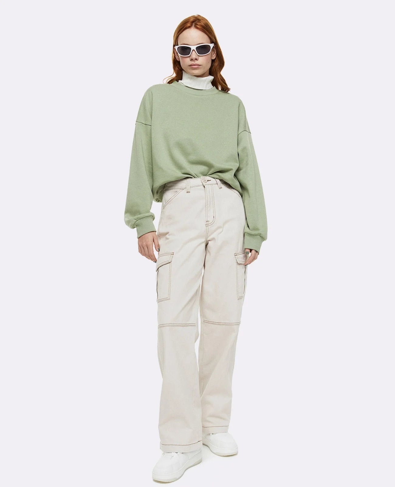 Solid Cargo Pant