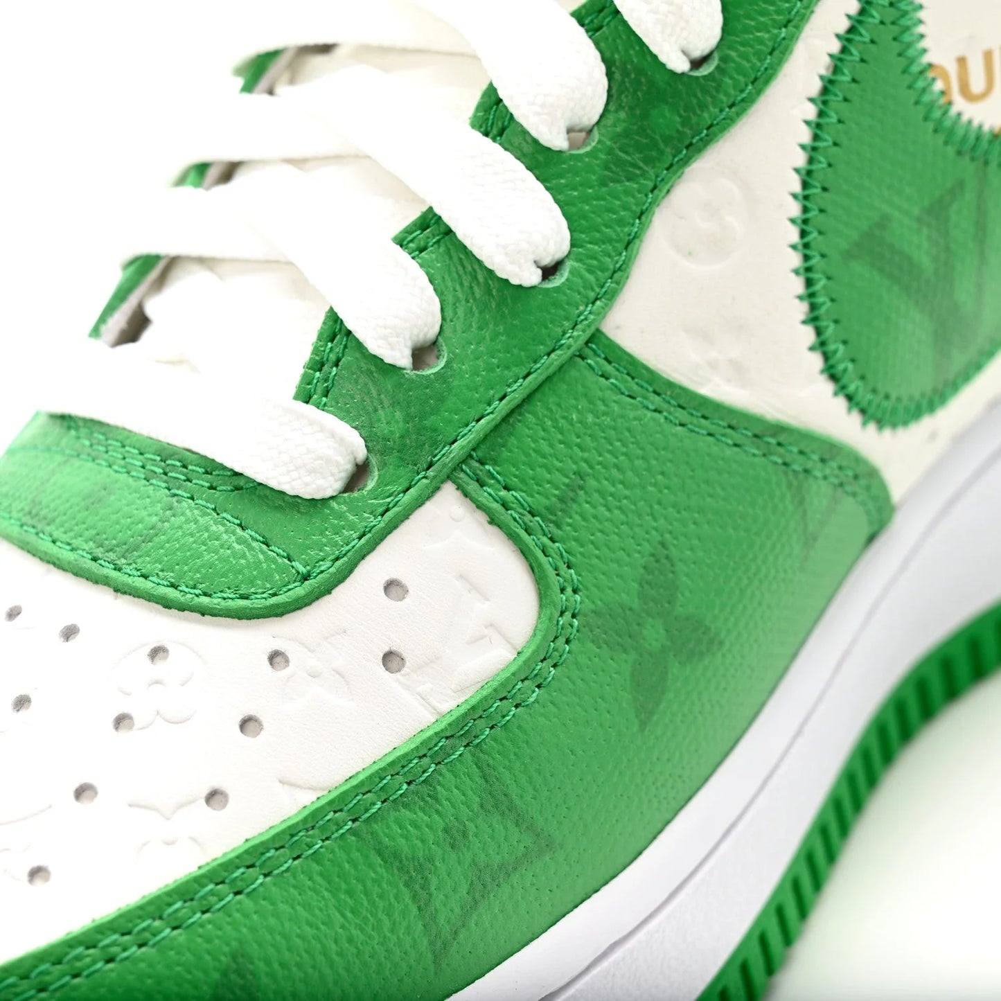 Louis Vuitton x Nike Air Force 1 Low By Virgil Abloh White Green