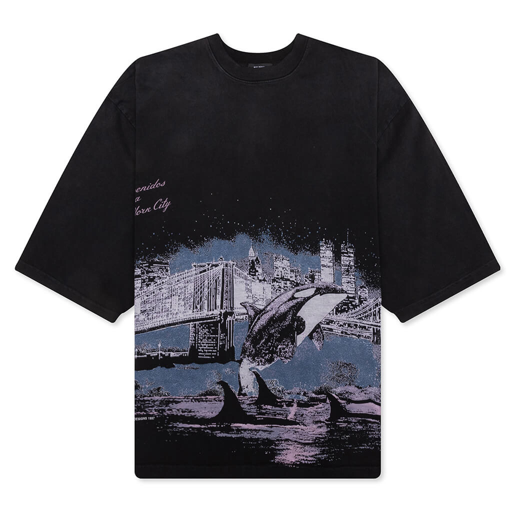 Free Willy Buffalo Tee Black