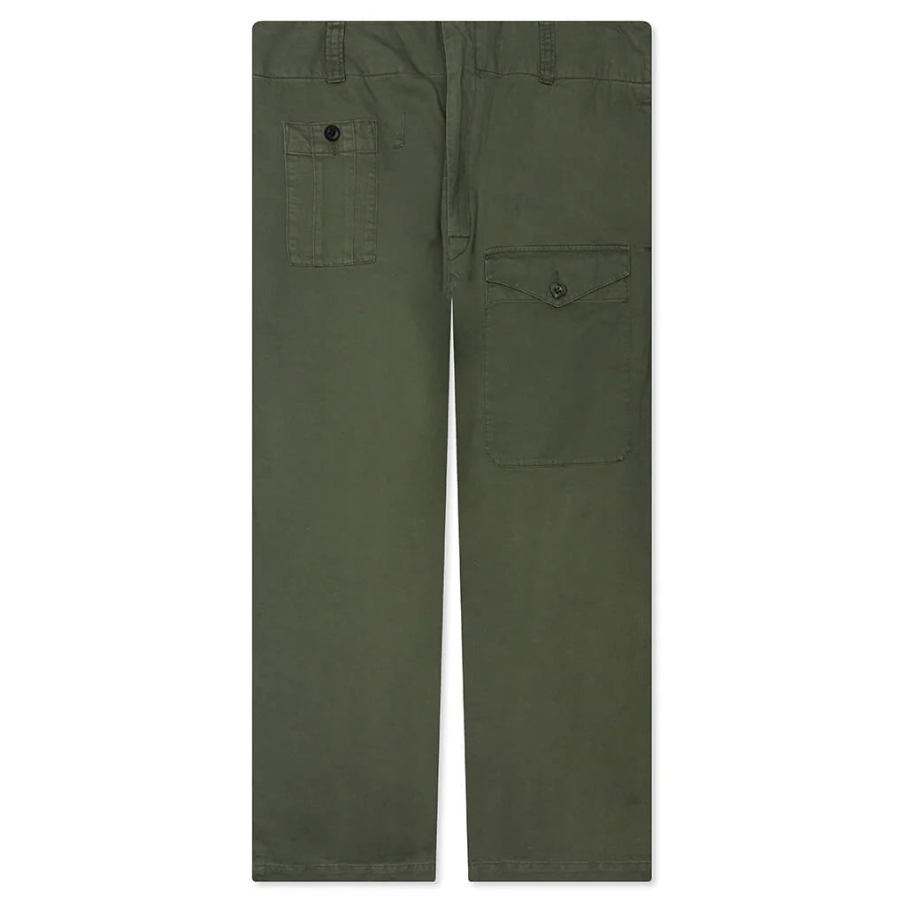Straight Cargo Pants Olive Drab