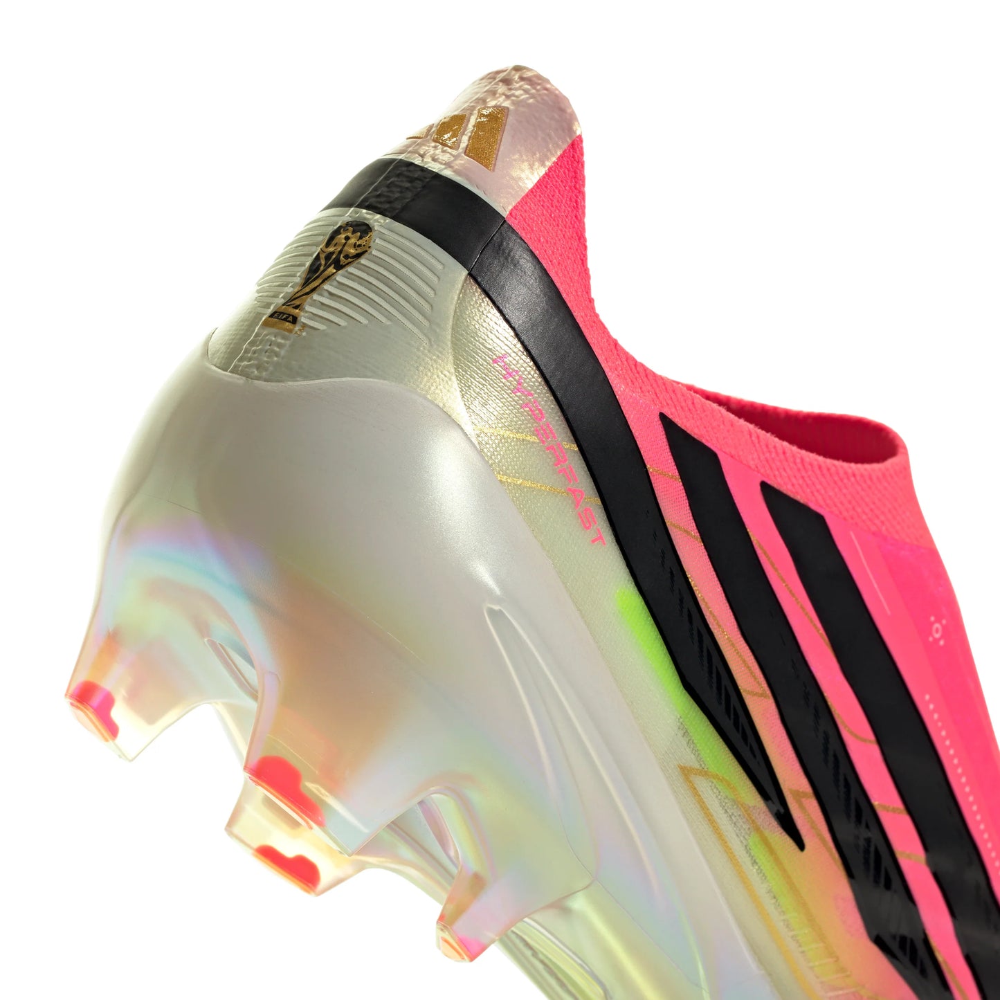 adidas F50 Hyperfast Elite Laceless Firm Ground Mens Soccer Cleats Turquesa Black Gold