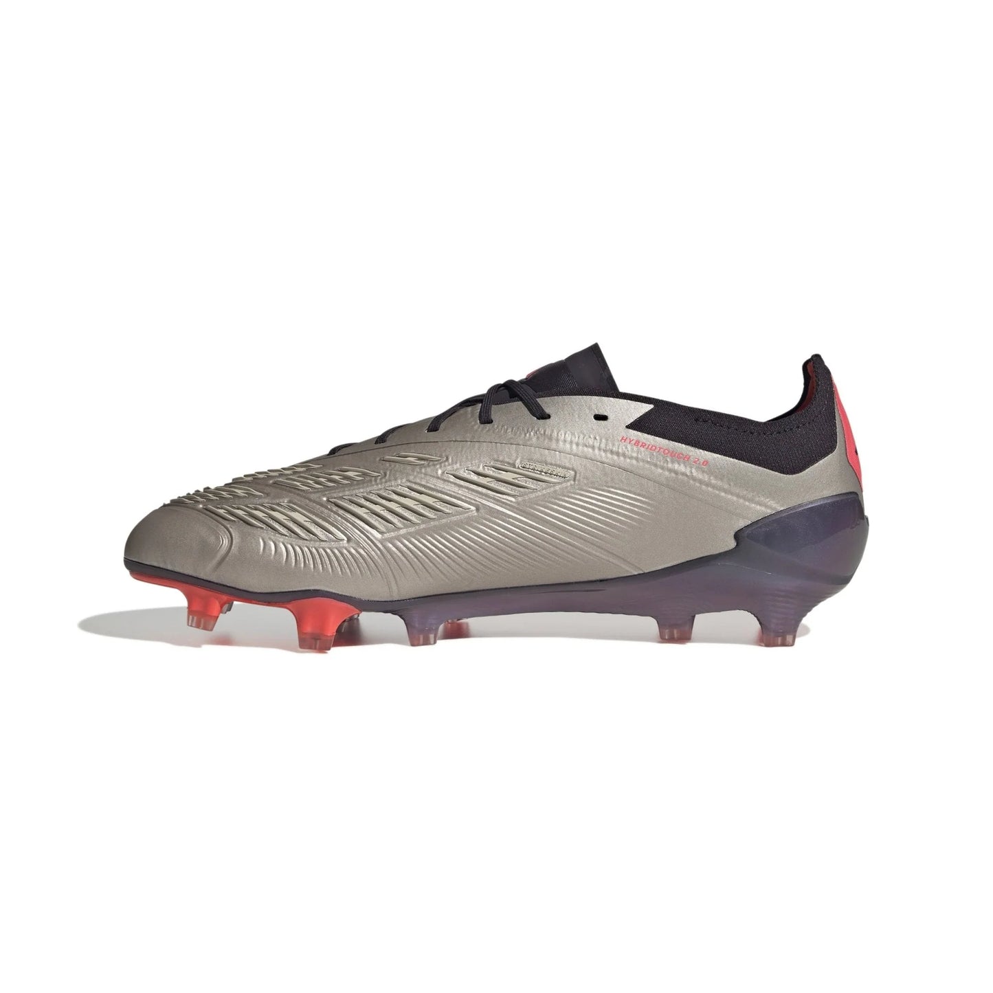 adidas Predator Elite FG Mens Firm Ground Soccer Cleats Platin Metallic Black Carbon