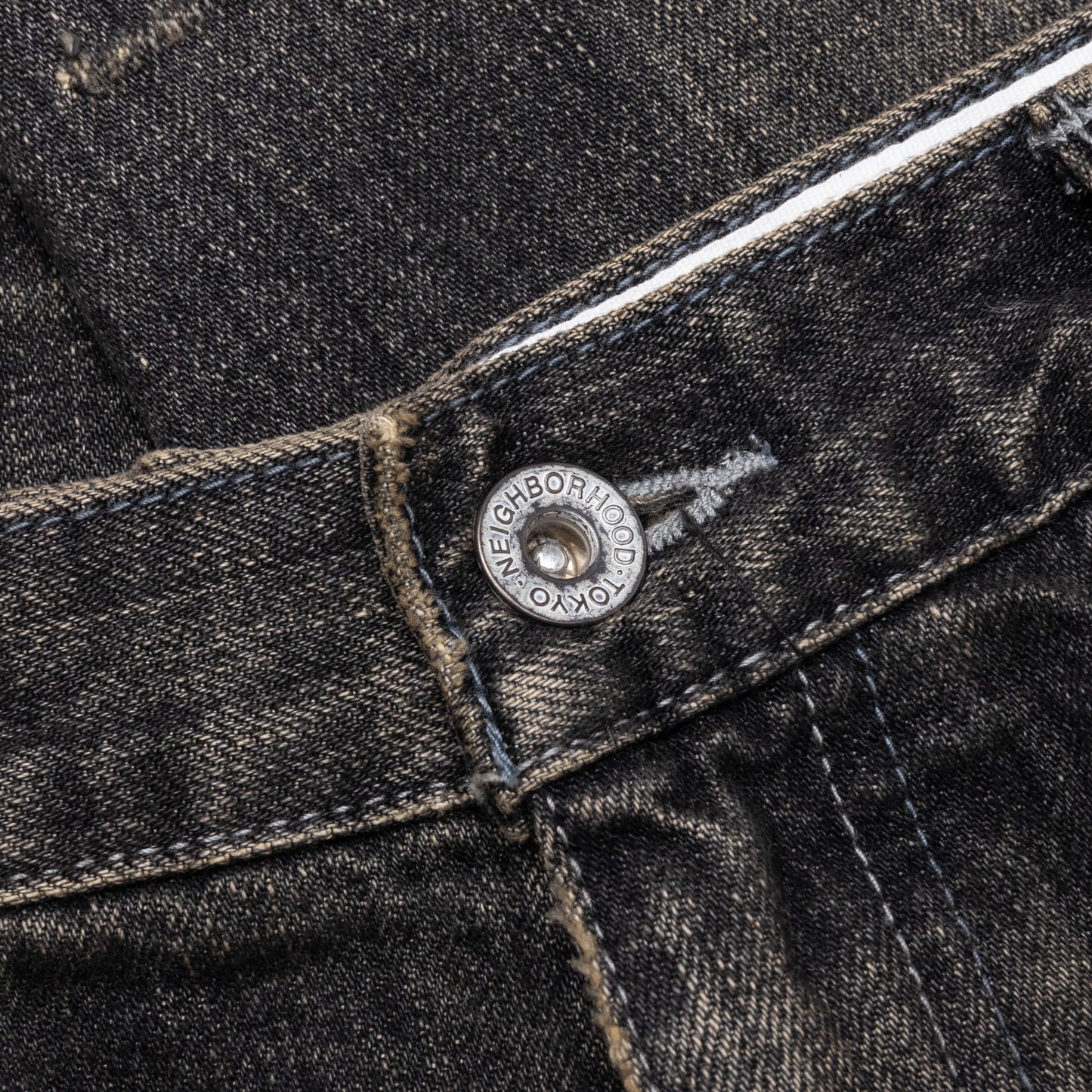 Savage Denim DP Wide Pants Black