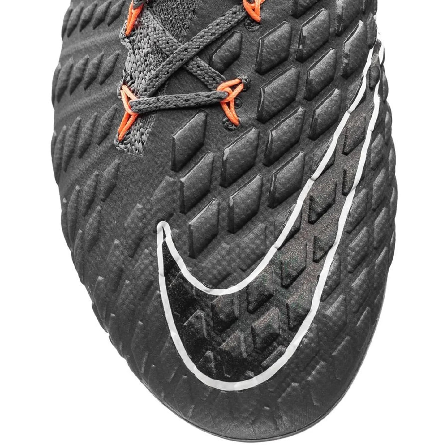Nike Hypervenom Phantom 3 Elite DF FG AG Multi Ground Soccer Cleats Dark Grey Total Orange White