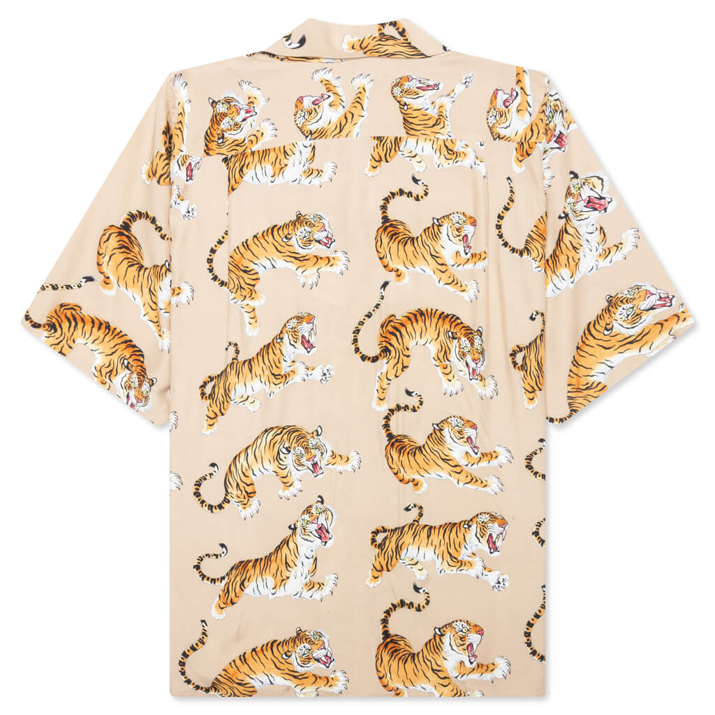 Hawaiian S S Shirt Type 6 Beige
